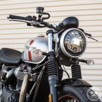 Motodemic LED Headlight Conversion Kit for the Triumph Street Twin Motodemic LED Headlight Conversion Kit for the Triumph Street Twin